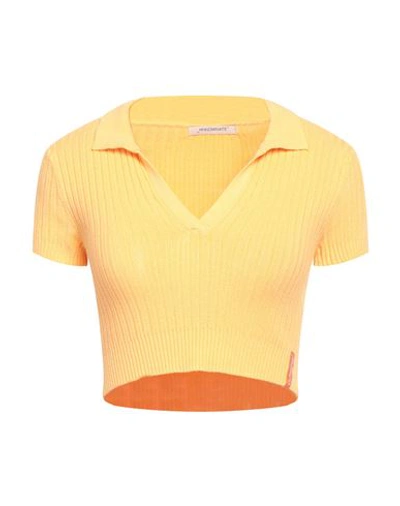 Hinnominate Woman Sweater Mandarin Size L Viscose, Elastane In Mandarin
