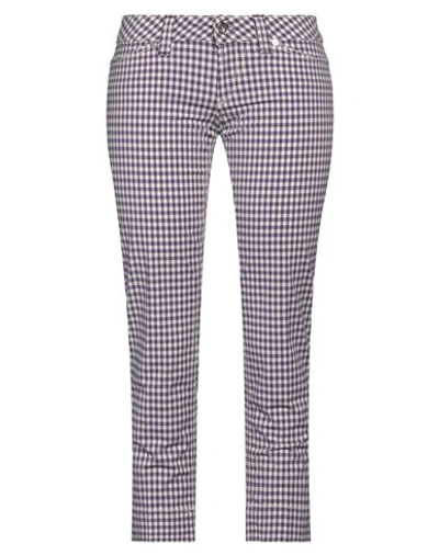 Shop Jacob Cohёn Woman Pants Purple Size 29 Cotton, Elastane