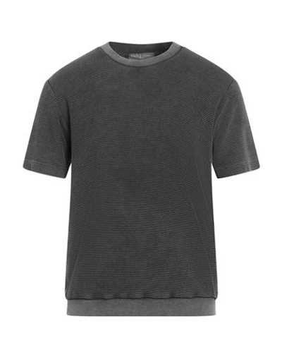 Shop Daniele Fiesoli Man Sweatshirt Steel Grey Size S Cotton