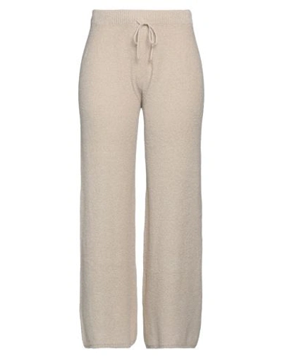 Shop Compagnia Italiana Woman Pants Beige Size L Cotton, Polyamide