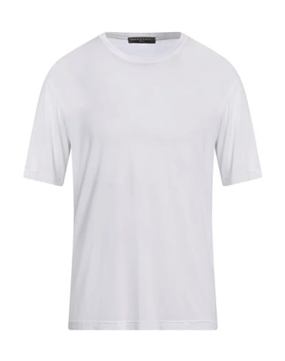 Shop Daniele Fiesoli Man T-shirt White Size S Cupro, Elastane