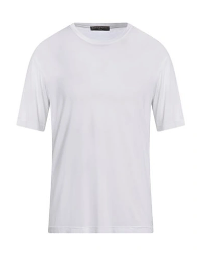 Shop Daniele Fiesoli Man T-shirt White Size M Cupro, Elastane