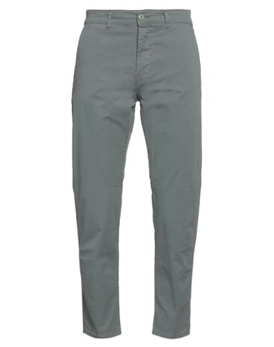 Shop Haikure Man Pants Grey Size 35 Cotton, Elastane