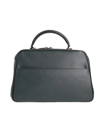 Valextra Woman Handbag Navy Blue Size - Calfskin In Navy Blue