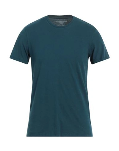 Shop Majestic Filatures Man T-shirt Deep Jade Size M Organic Cotton, Recycled Cotton In Green