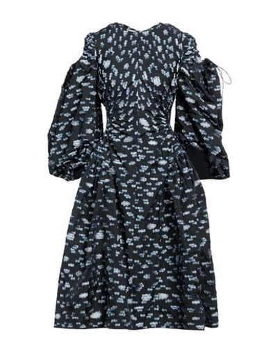Shop Cecilie Bahnsen Woman Midi Dress Black Size 4 Polyester