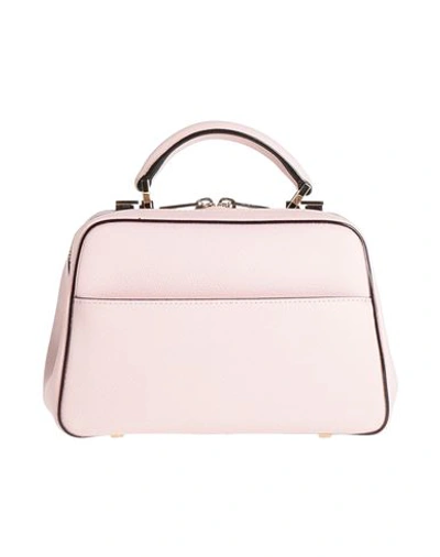 Shop Valextra Woman Handbag Pink Size - Calfskin