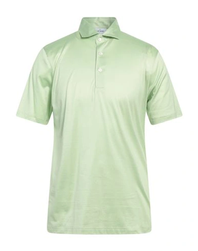 Shop Gran Sasso Man Polo Shirt Light Green Size 46 Cotton