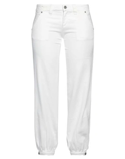 Shop Jacob Cohёn Woman Jeans White Size 26 Cotton