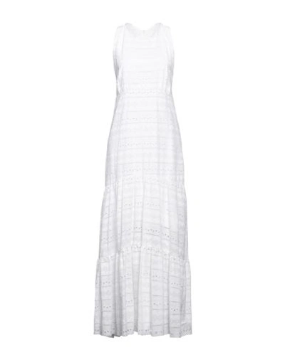 Shop Black Coral Woman Maxi Dress White Size 6 Cotton