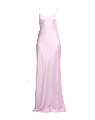Shop Max Mara Woman Maxi Dress Lilac Size 10 Acetate, Viscose In Purple