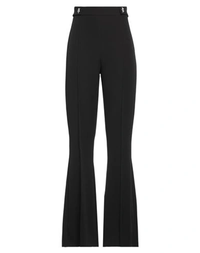 Shop Chiara Ferragni Woman Pants Black Size 10 Polyester, Elastane