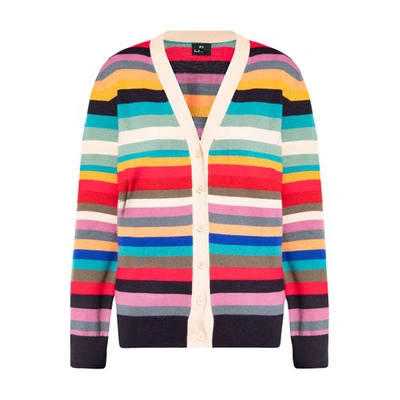 Shop Ps By Paul Smith Wool Cardigan In 90