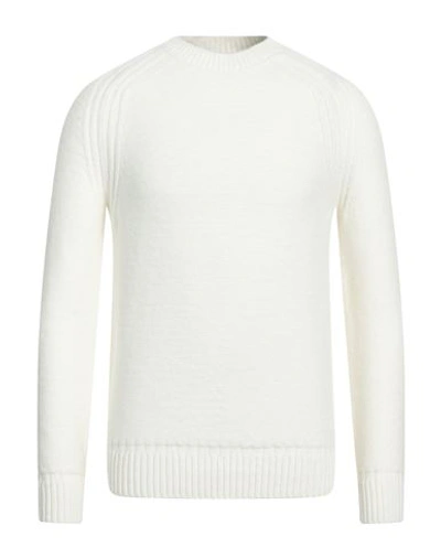 Shop +39 Masq Man Sweater White Size 38 Polyamide, Acrylic, Wool