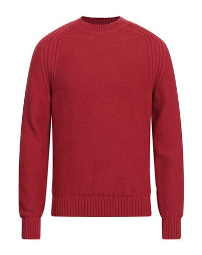 Shop +39 Masq Man Sweater Red Size 38 Polyamide, Acrylic, Wool