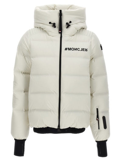 Shop Moncler Suisses Down Jacket In White