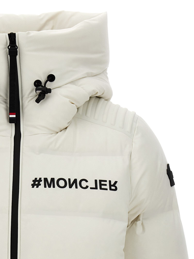 Shop Moncler Suisses Down Jacket In White