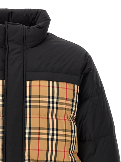Shop Burberry Oakmere Reversible Down Jacket In Multicolor