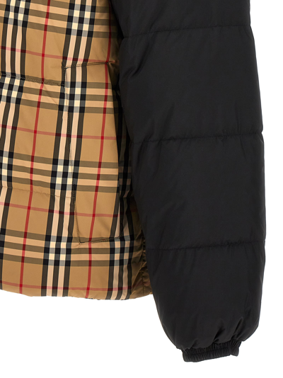 Shop Burberry Oakmere Reversible Down Jacket In Multicolor