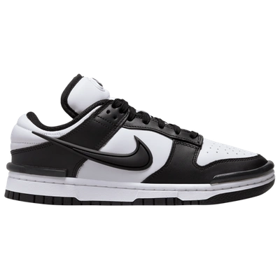 Shop Nike Womens  Dunk Low Twist In Black/black/white