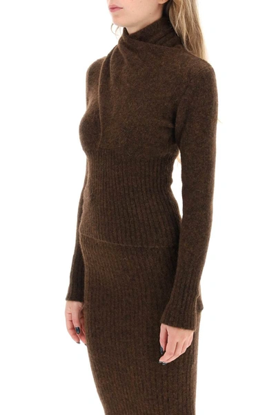Shop Paloma Wool Fico Turtleneck Sweater In Brown