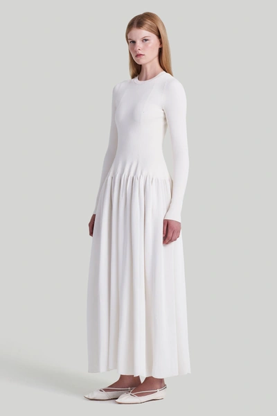 Shop Altuzarra 'denning' Dress In Natural White