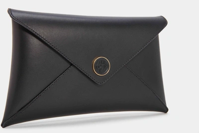Shop Altuzarra 'medallion' Envelope Clutch In Black Leather