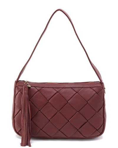 Shop Hobo Kole Leather Shoulder Bag In Red