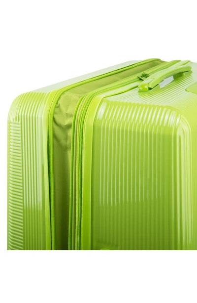 Shop Vacay Future 28-inch Spinner Suitcase In Green