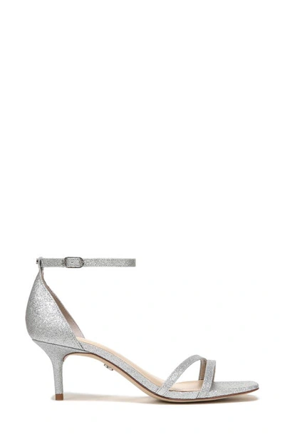 Shop Sam Edelman Peonie Square Toe Sandal In Soft Silver