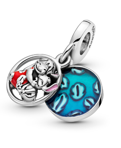 Shop Pandora Sterling Silver Disney Lilo Stitch Family Dangle Charm In Multicolor