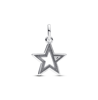Pandora Me Cubic Zirconia Star Medallion Charm In Clear