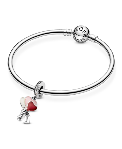PANDORA CUBIC ZIRCONIA HAPPY BDAY BALLOON DANGLE CHARM 