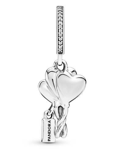 Pandora Cubic Zirconia Happy Bday Balloon Dangle Charm In Multicolor
