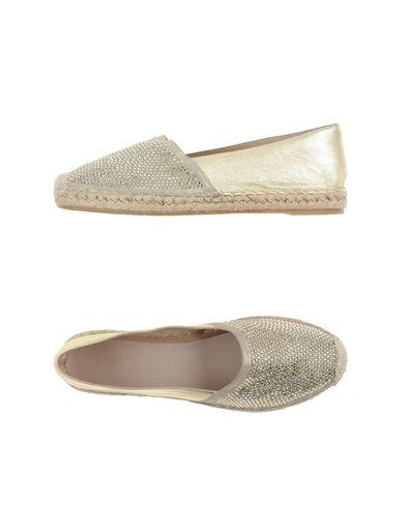 Shop Le Silla Espadrilles In Platinum