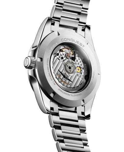 Longines Mens Sunray Blue L3.830.4.02.6 Conquest Stainless-steel Automatic Watch In No Color