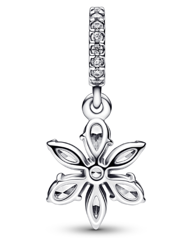 Pandora Cubic Zirconia Sparkling Herbarium Cluster Dangle Charm In Clear