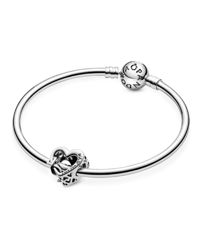 Pandora Heart And Infinity Sterling Silver Charm In Silver
