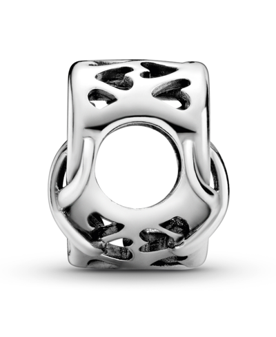 Pandora Heart And Infinity Sterling Silver Charm In Silver