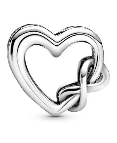 Pandora Heart And Infinity Sterling Silver Charm In Silver