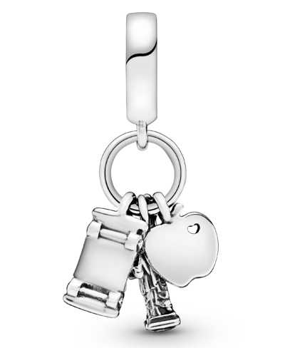 Pandora Sterling Silver Symbols Of New York City Dangle Charm In Multicolor