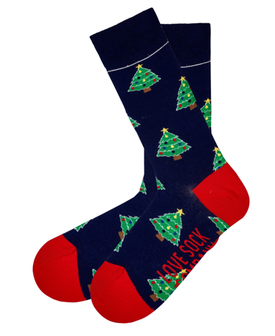 Shop Love Sock Company Men's Christmas Novelty Luxury Unisex Crew Socks Bundle Fun Colorful Socks, Pack Of 3 In Multi Color