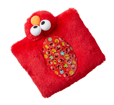 Pillow Pets Sesame Street Elmo Sleeptime Lite In Medium Red