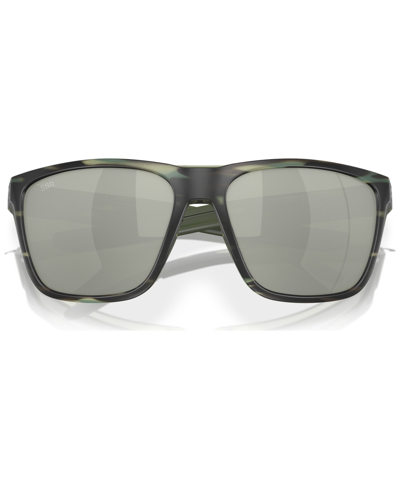 Costa Del Mar Men's Ferg Polarized Sunglasses, Mirror Polar 6s9002 In Matte Reef