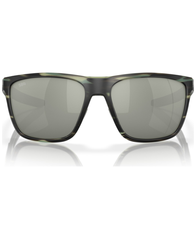 Costa Del Mar Men's Ferg Polarized Sunglasses, Mirror Polar 6s9002 In Matte Reef