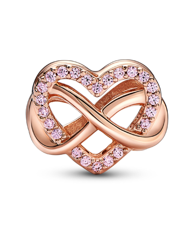 Shop Pandora Cubic Zirconia Family Infinity Pink Heart Charm