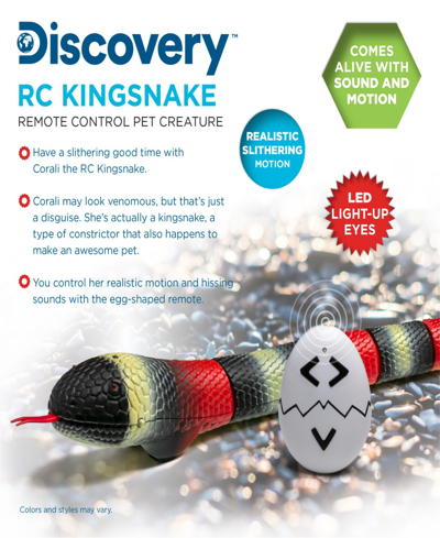 Discovery Toy Remote Control King Snake In Open Miscellaneous