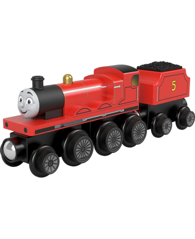 Shop Fisher Price Thomas And Friends Wooden Railway, James Engine And Coal-car In Multi-color