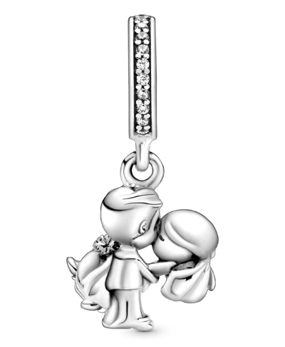 Pandora Cubic Zirconia Married Couple Dangle Charm In Clear