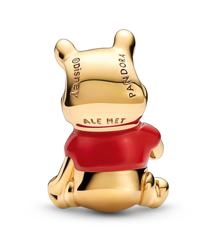 Pandora 14k Gold-plated Unique Metal Blend Multicolor Disney Winnie The Pooh Bear Charm In Multicolor